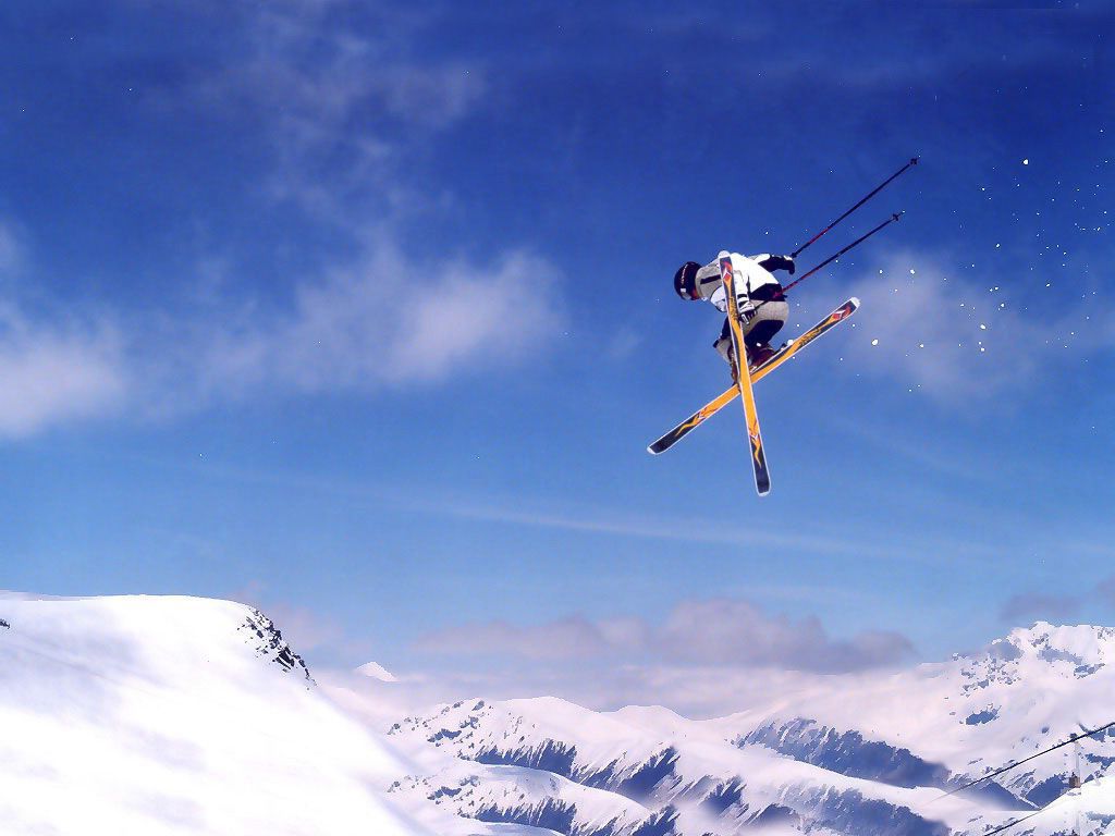 Jumping Downhill Skiing Wallpapers