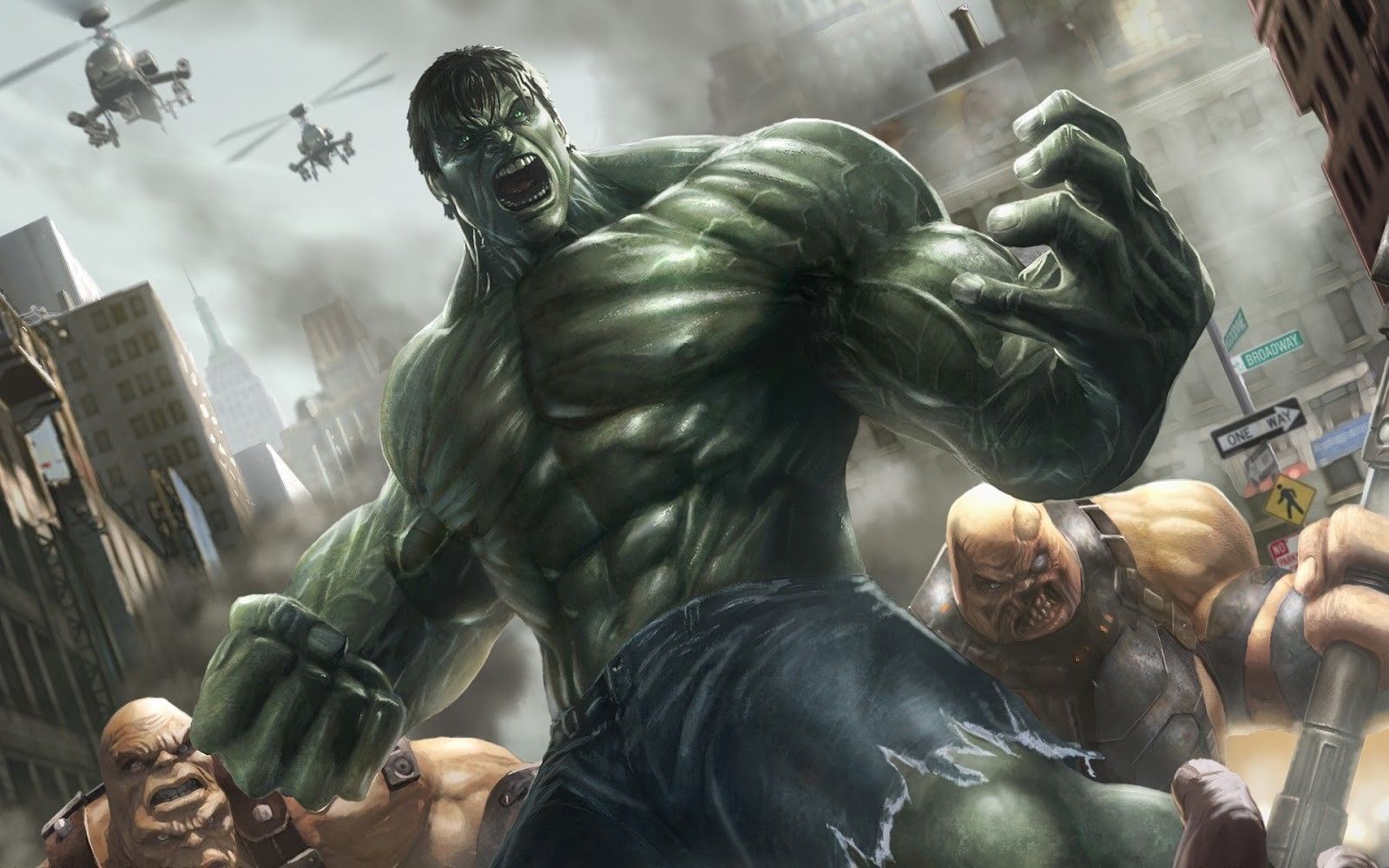 3D Hulk Cartoon HD Backgrounds