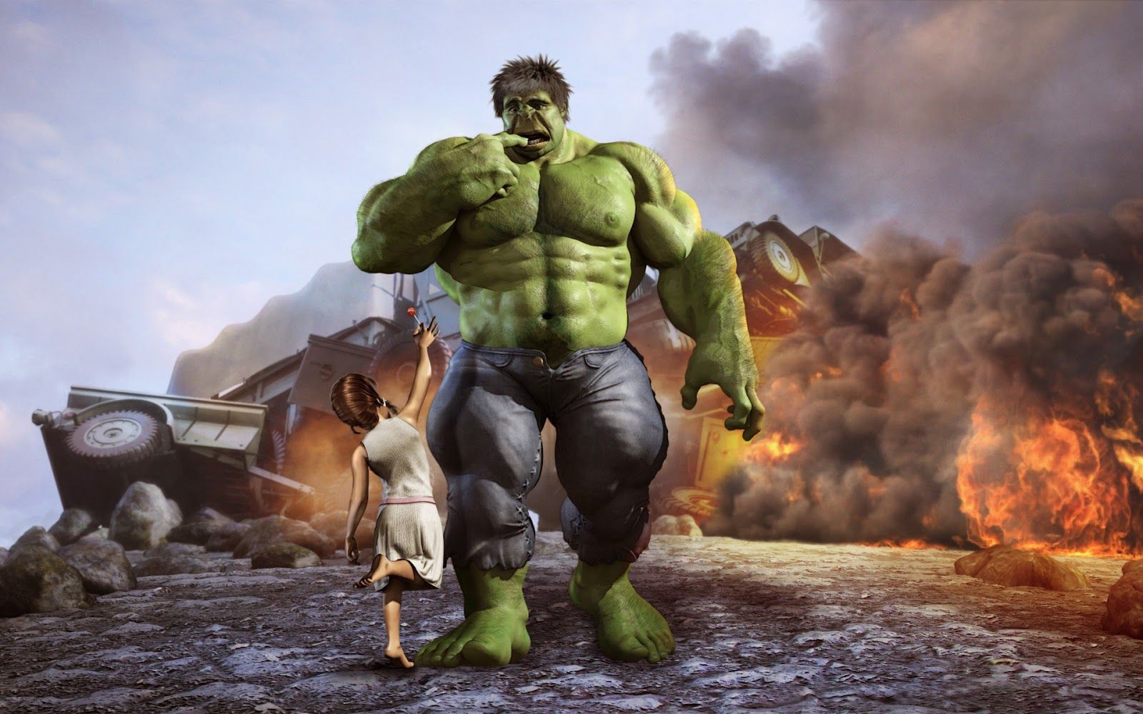 Hulk Avengers 3D Animated Wallpaper HD Wallpaper