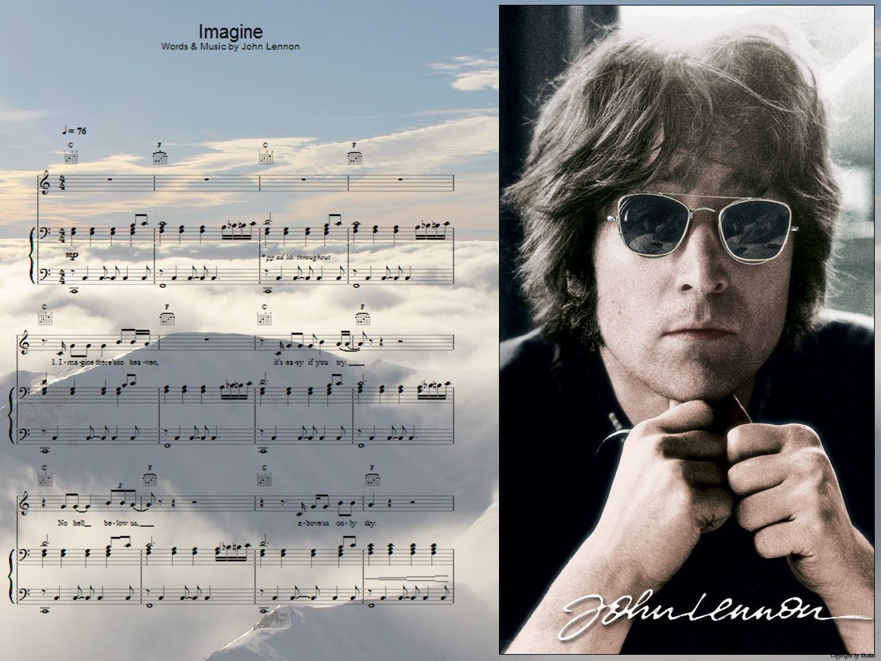 Леннон песня imagine