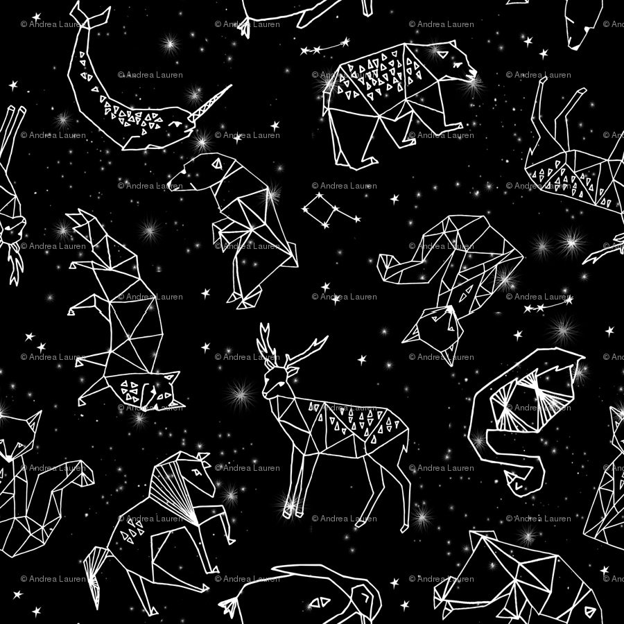 star constellation galaxy map stars fabric, wallpaper & gift wrap ...