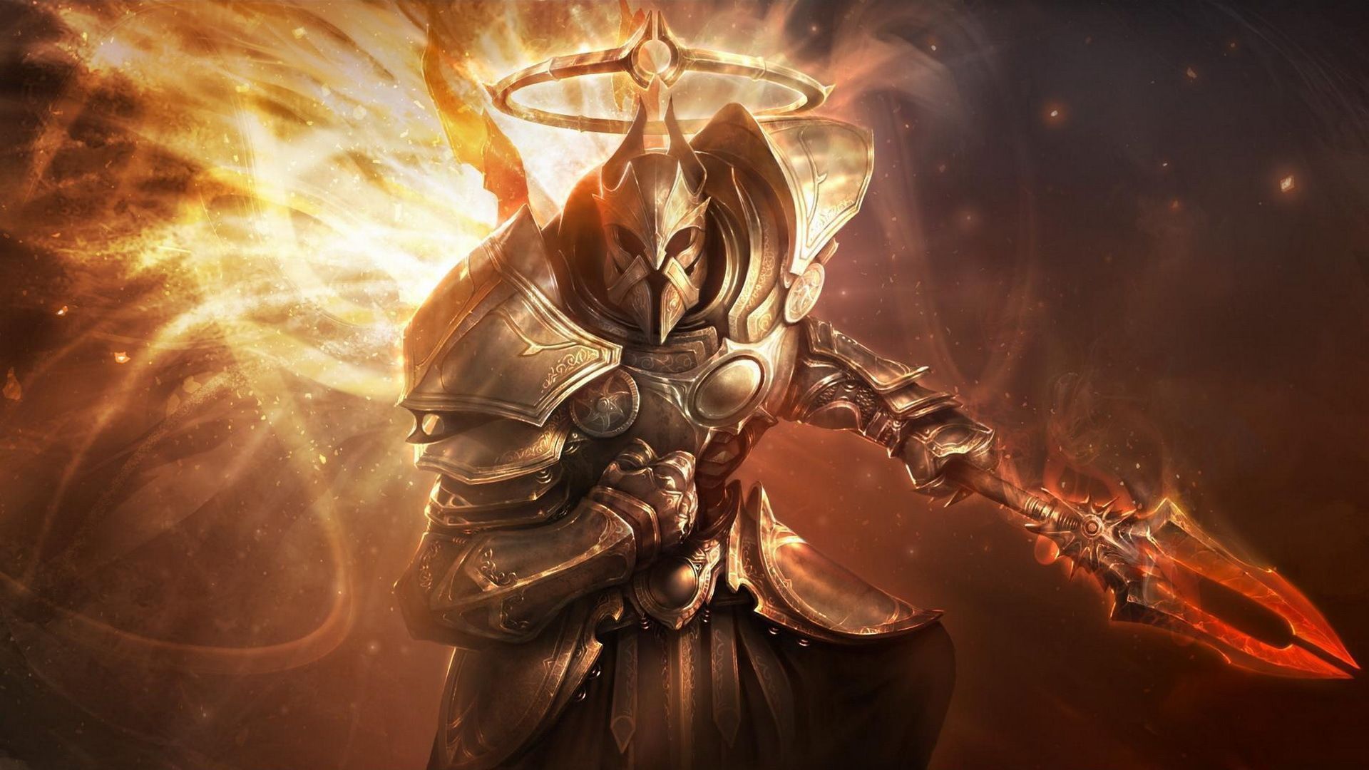 Diablo III archangel is attacking wallpapers and images
