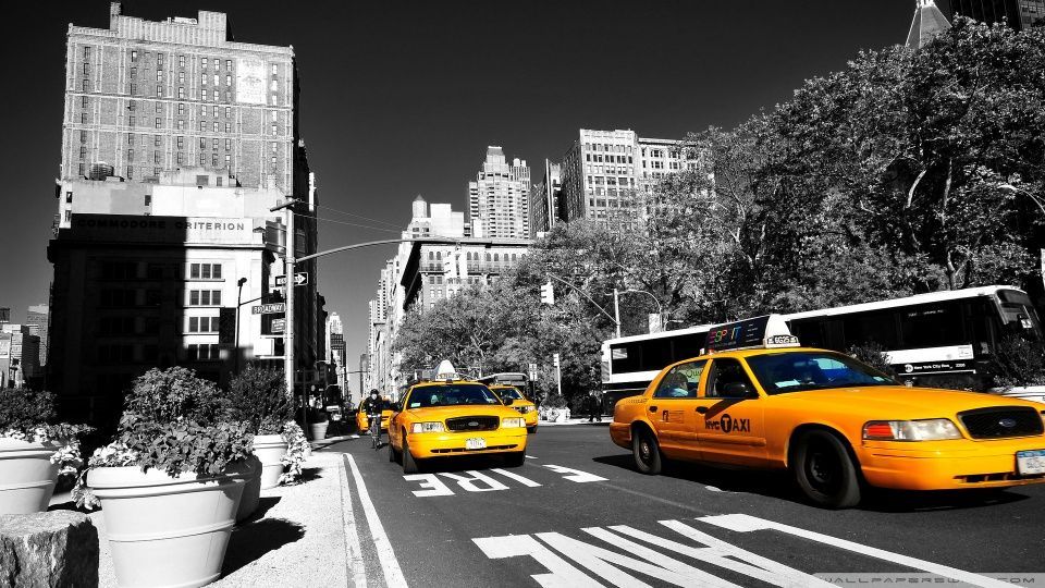 New York Taxi HD desktop wallpaper High Definition Fullscreen