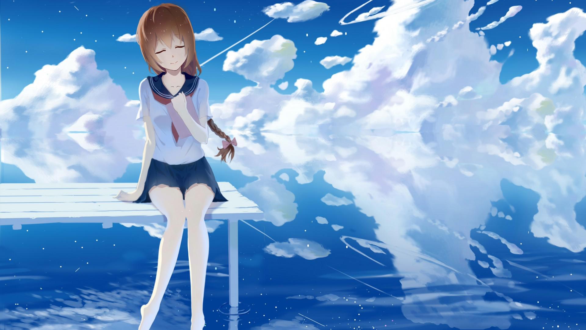 Poetry and dream girl, good-looking anime >> HD Wallpaper, get it now!