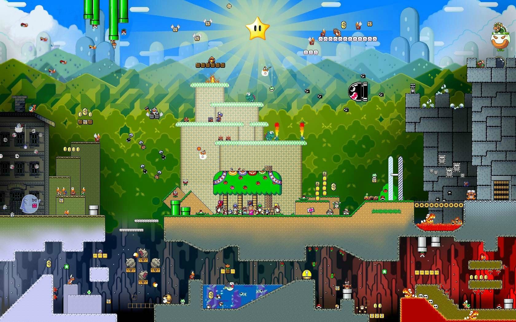 Awesome Super Mario Wallpaper The Digital Record