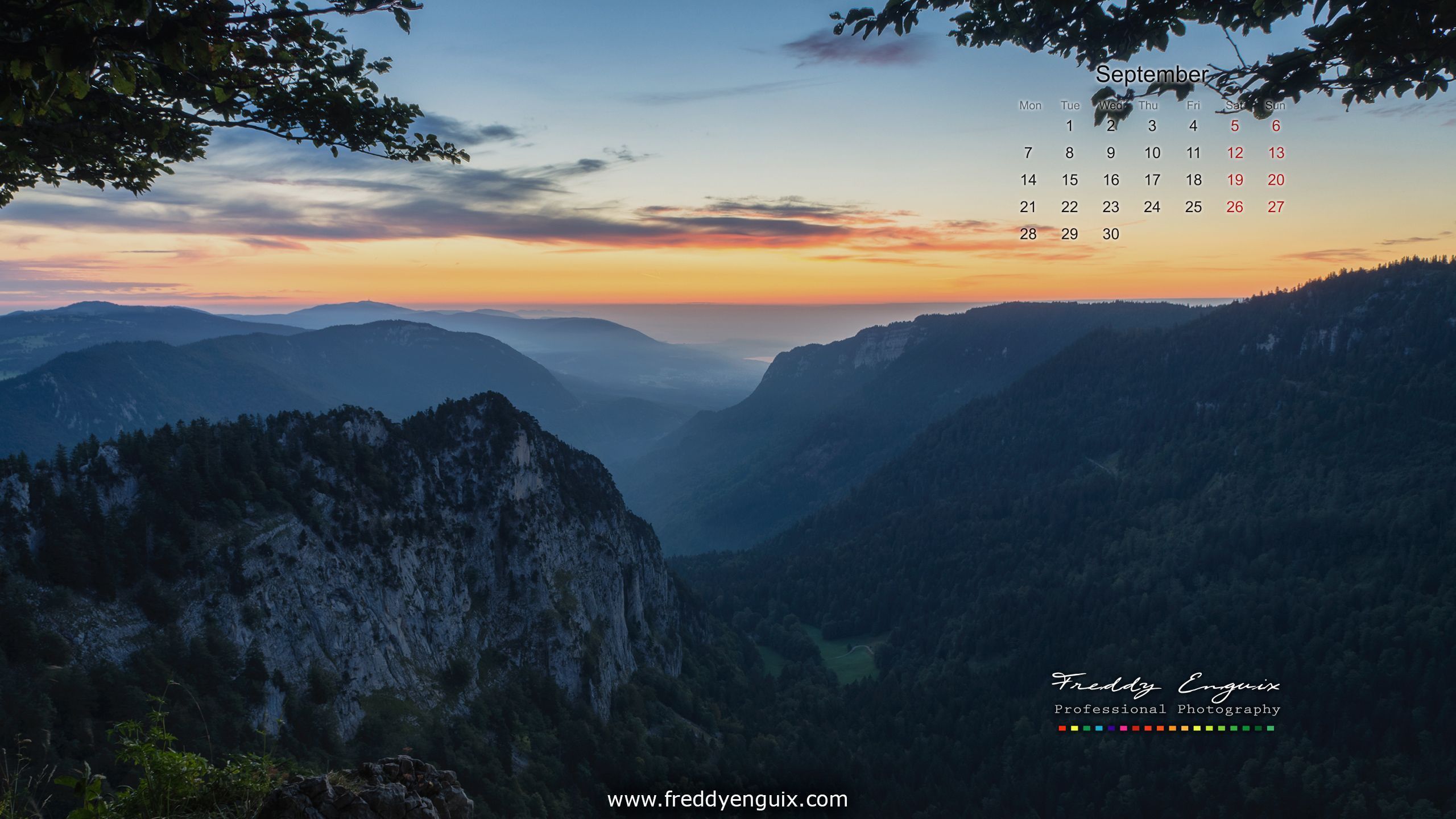 Freddy Enguix | Free Desktop Calendar