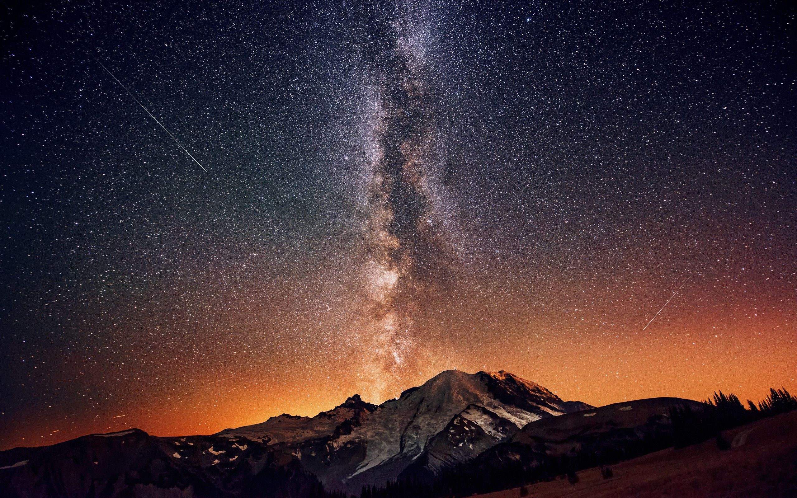 Stars Milky Way night sky wallpaper 2560x1600 87637 WallpaperUP