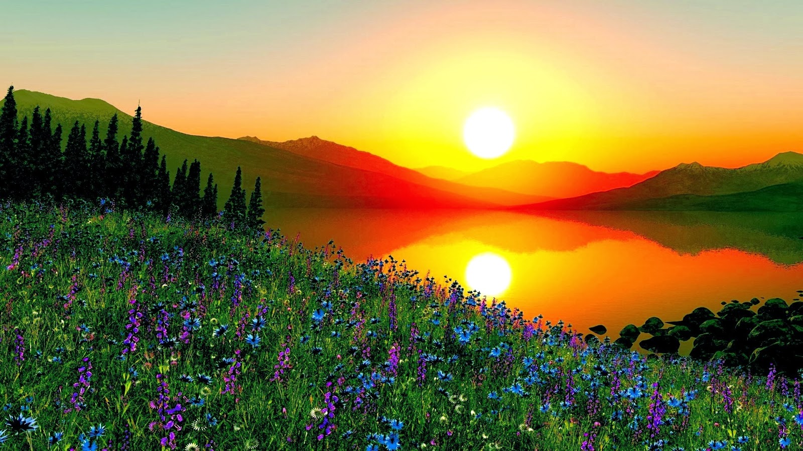 Most Beautiful Sunrise in The World - wallpaper