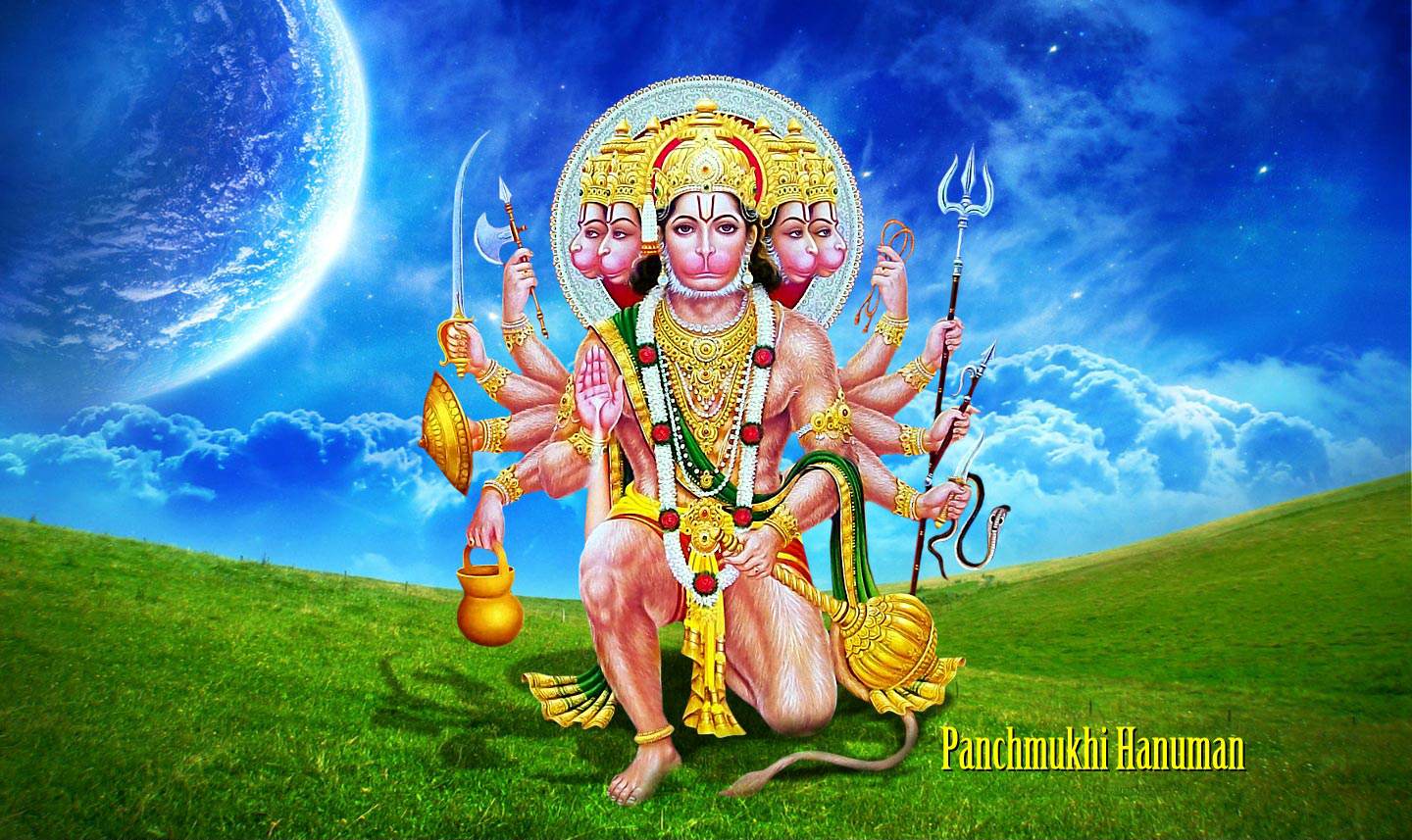 Lord Hanuman mahavir lord hanuman animated images with attack