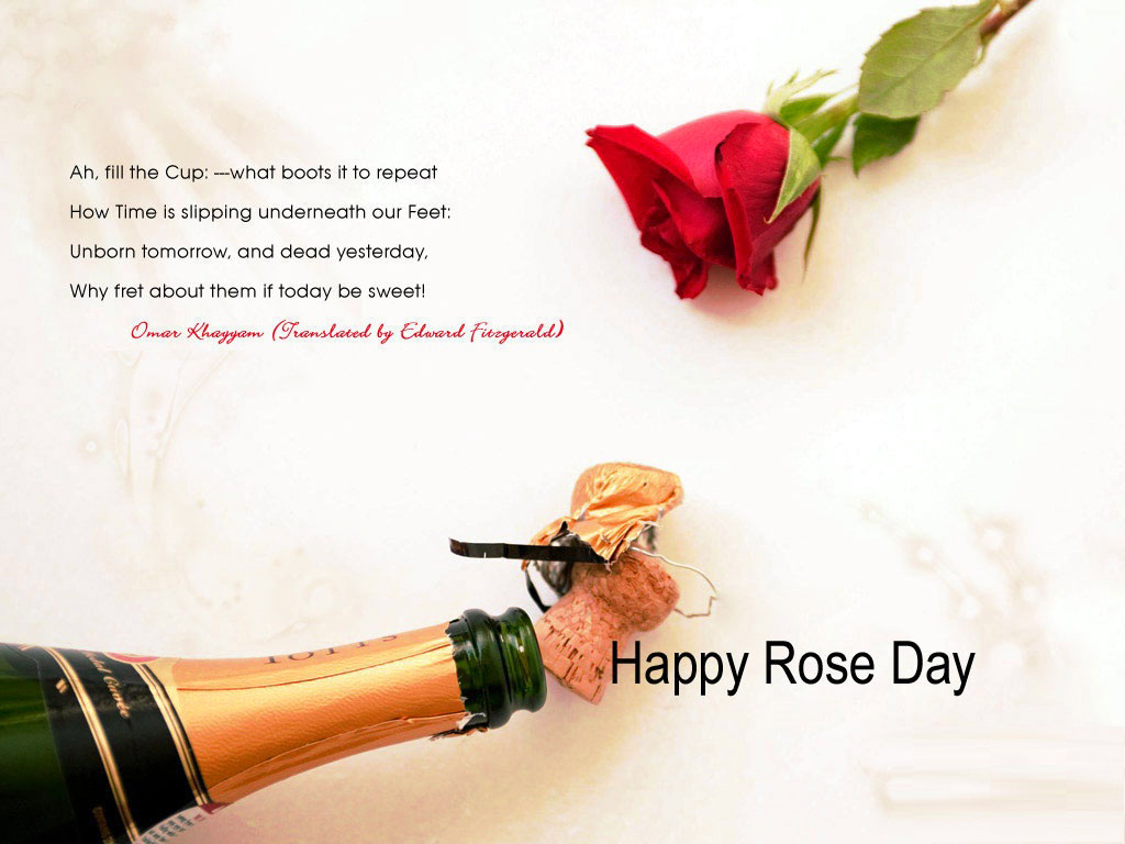 Rose Day Message with wine HD wallpaper | Rocks wallpaper hd