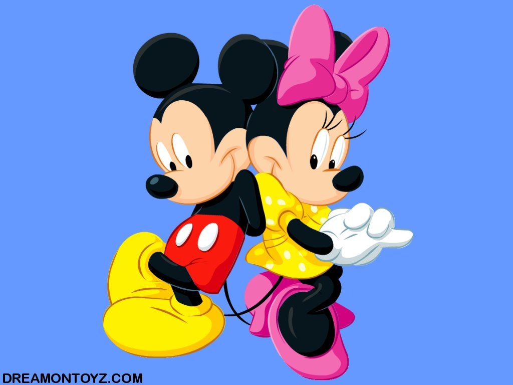 Mickey Mouse with Minnie Mouse HD Image Wallpaper for Phone