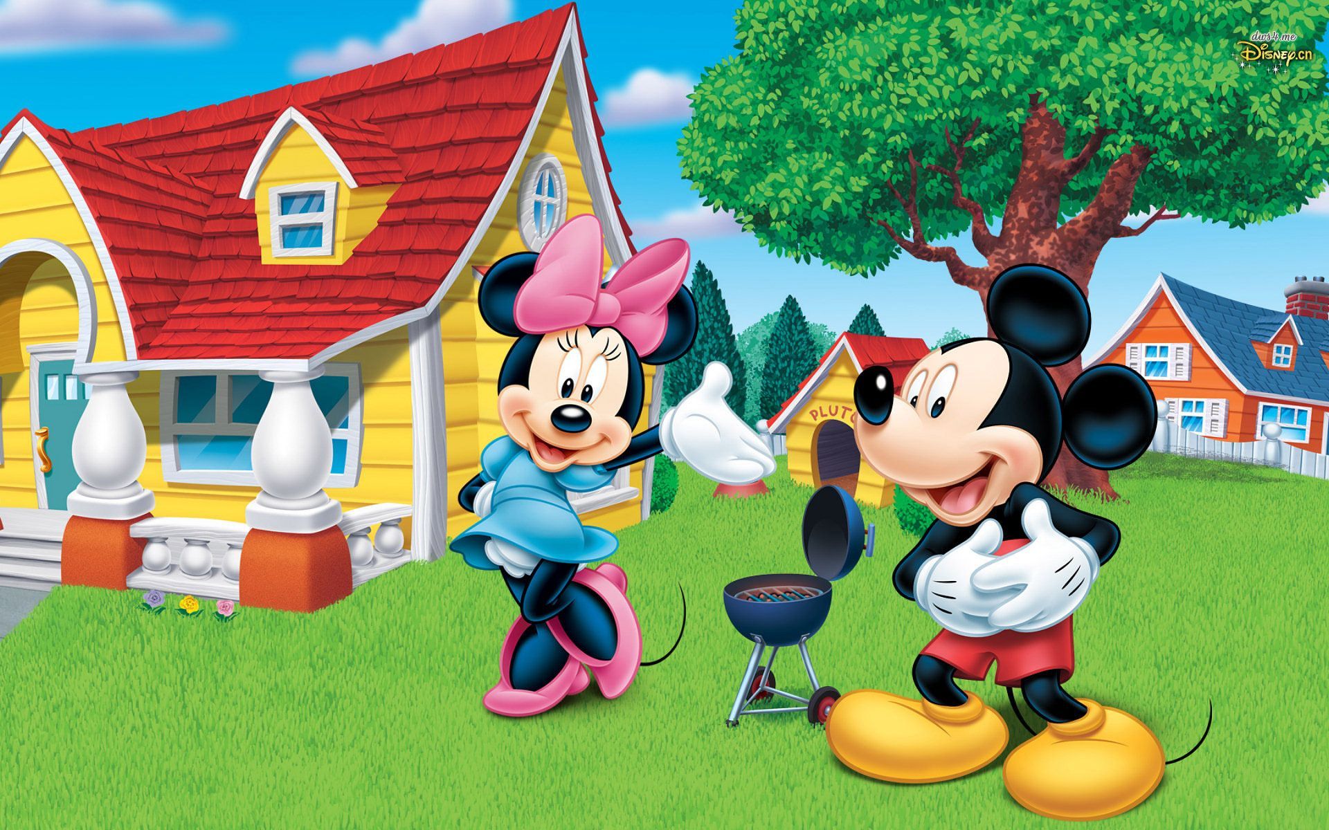 Minnie and Mickey Mouse wallpaper - Cartoon wallpapers -