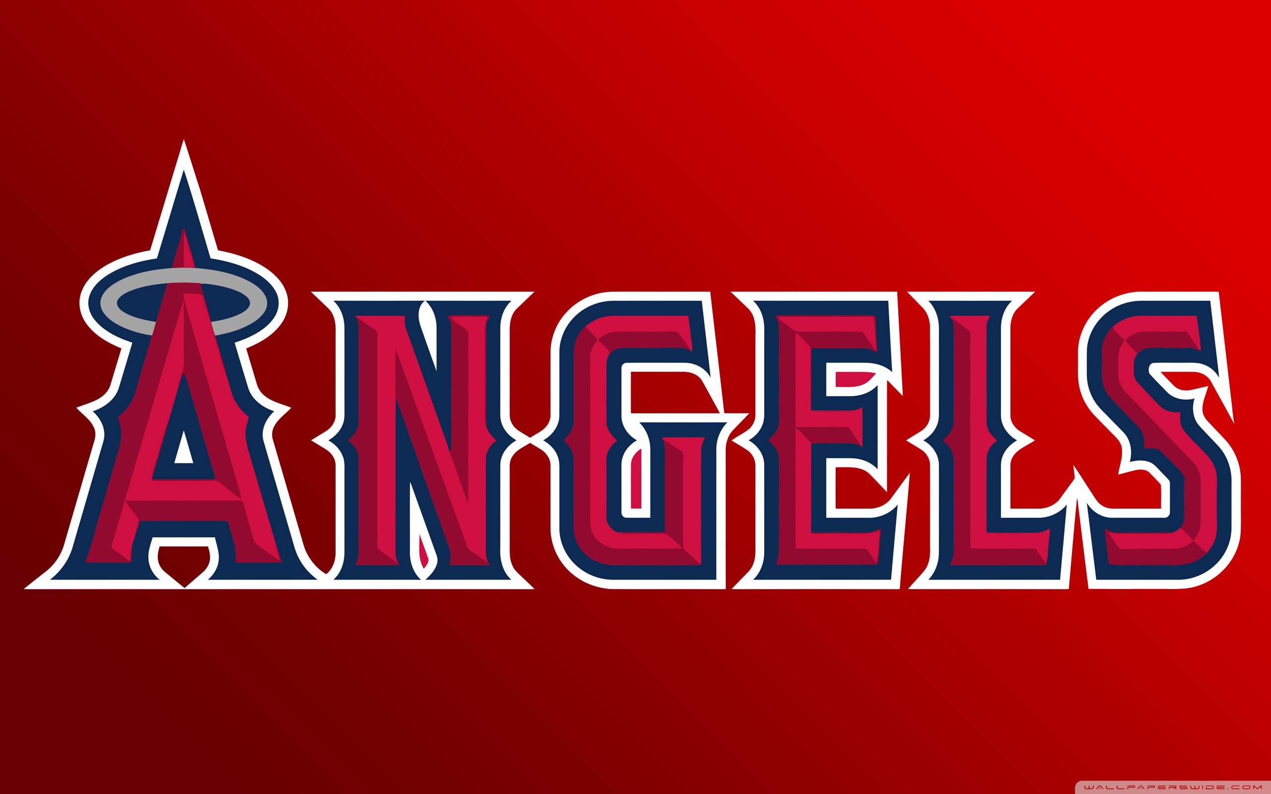 Los Angeles Angels Of Anaheim Logo Baseball HD desktop wallpaper ...