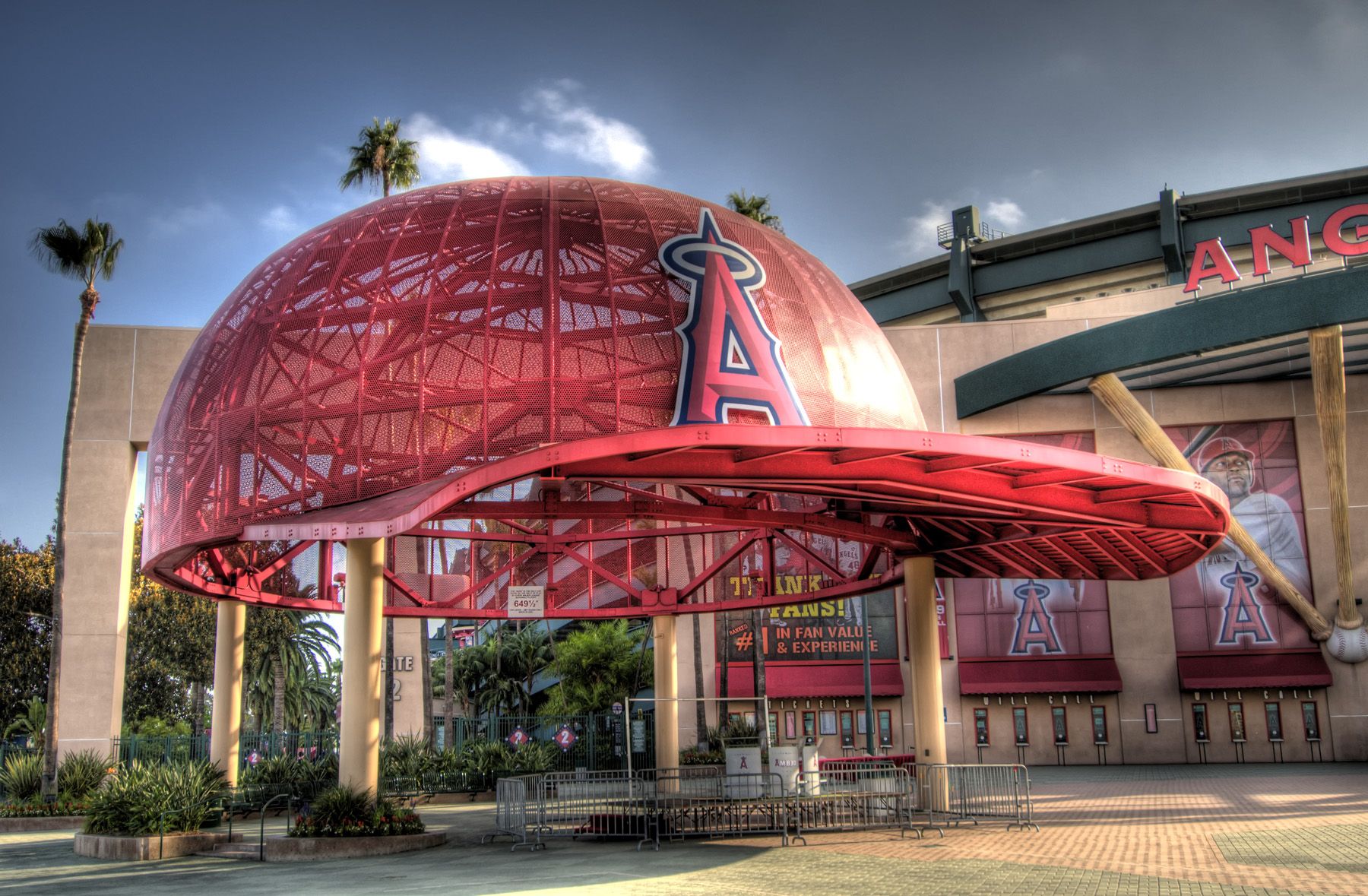 Anahiem, CA Angels Stadium HDR Places 2 Explore