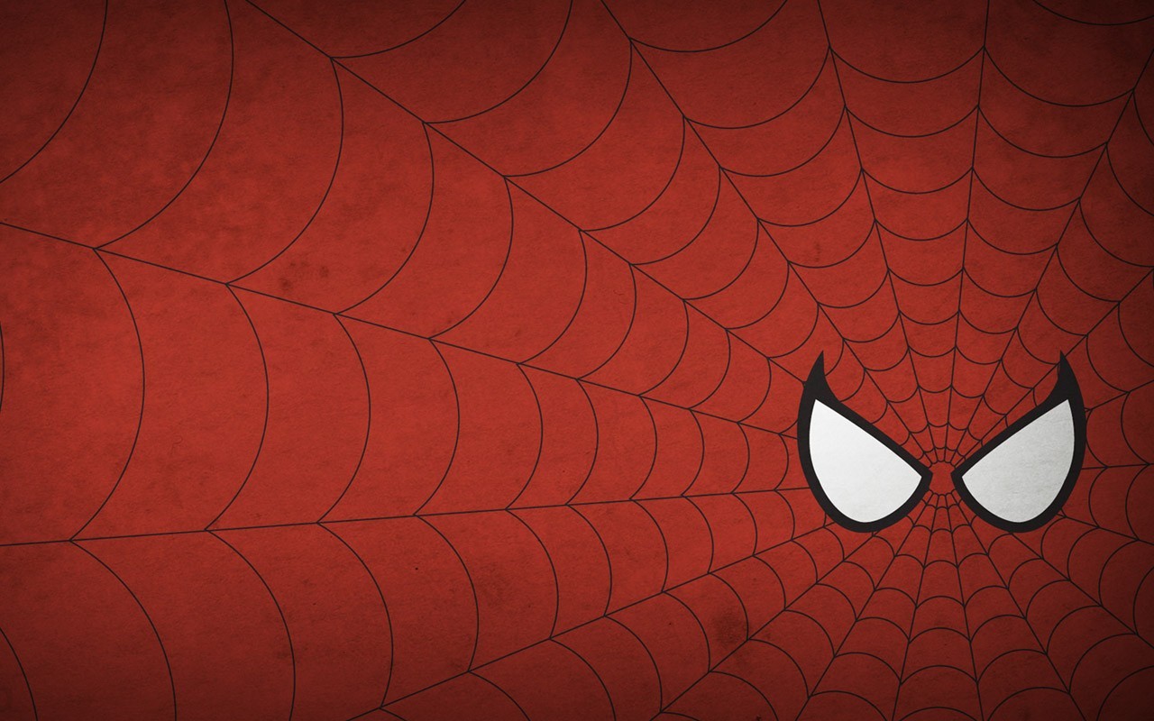 SuperHD.pics Marvel Comics Spider Man blo0p red background