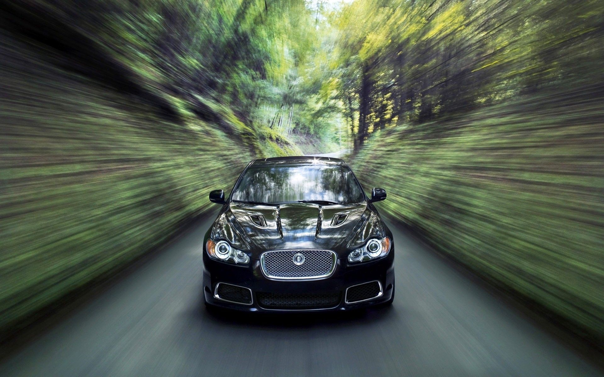 Black Jaguar XF on Road Car Photo | HD Famous Wallpapers