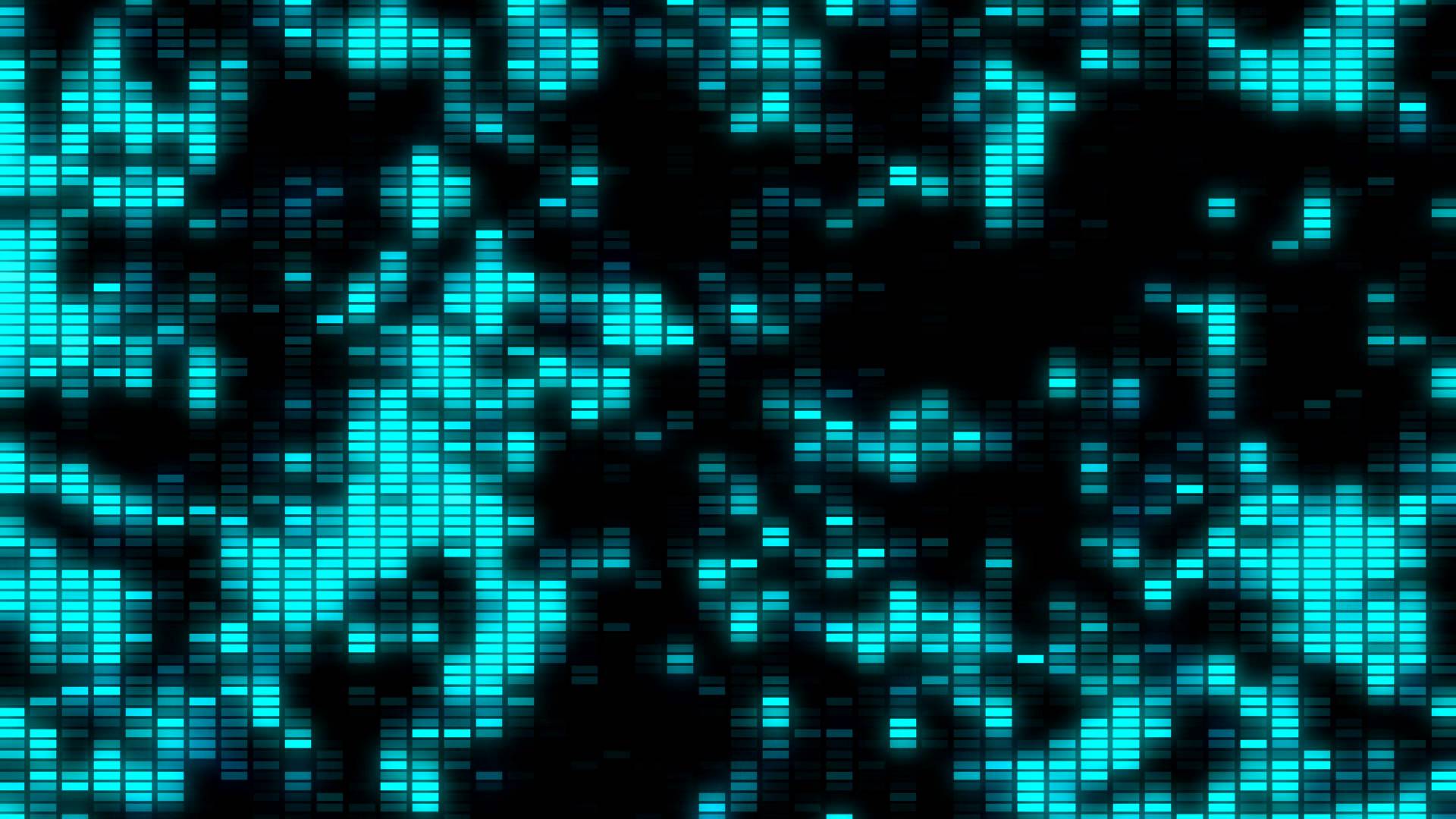 videogame pixel Background ANIMATION FREE FOOTAGE HD Cyan square ...