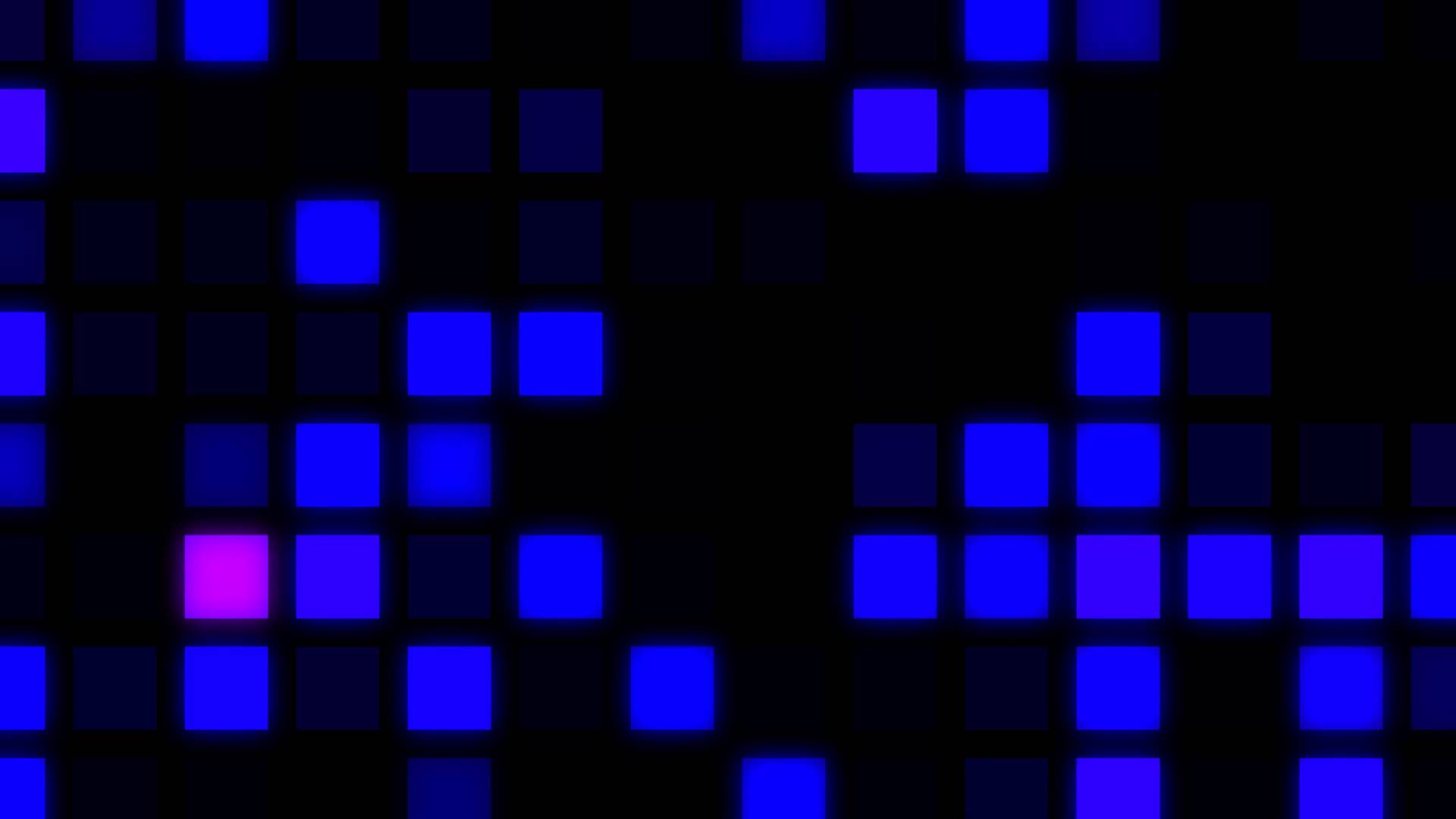 Videogame pixel Background ANIMATION FREE FOOTAGE Big Blue square ...