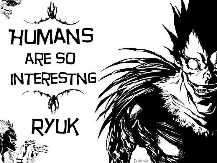 Death Note font Death Note Ryuuk Shinigami Quotes Wallpaper GD