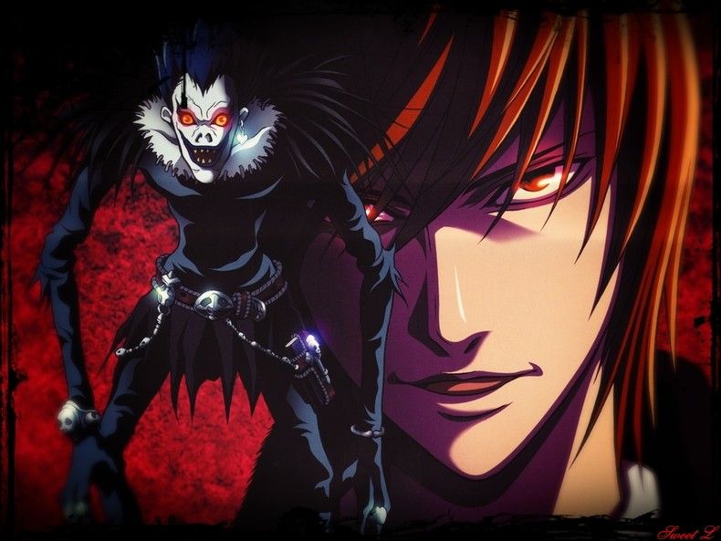 Pic death note ryuk and light