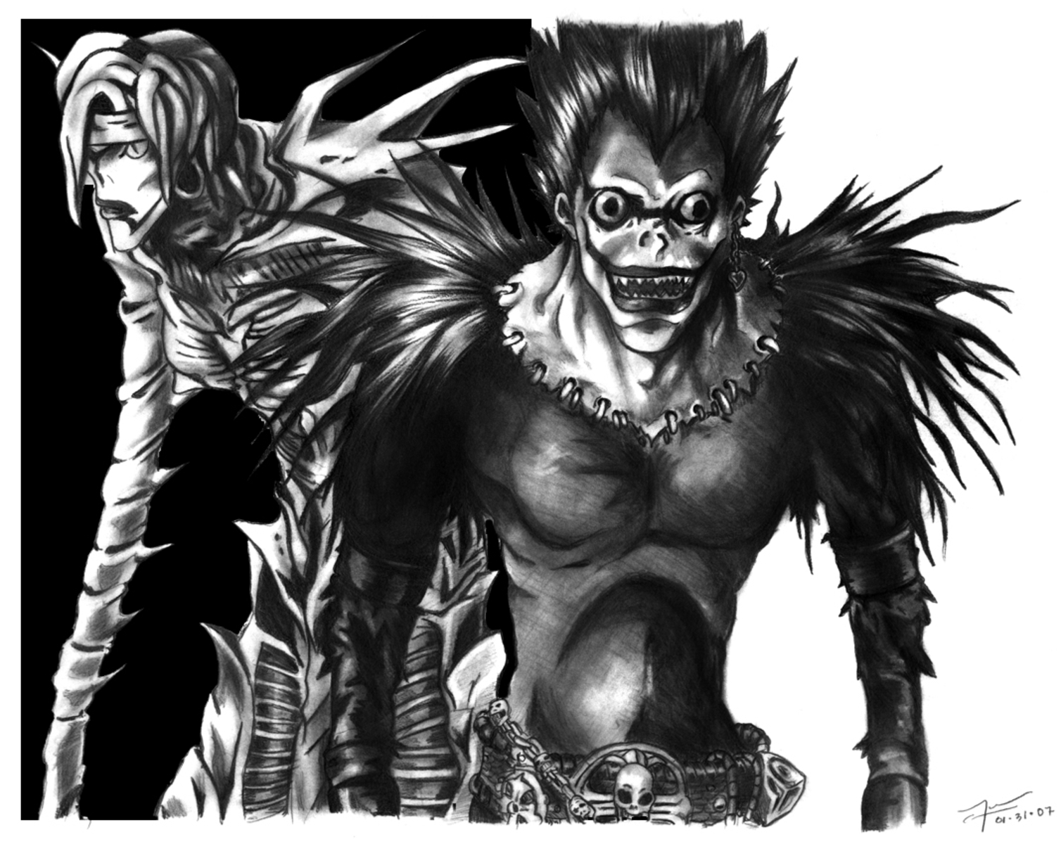 Death Note Characters Ryuk - wallpaper.