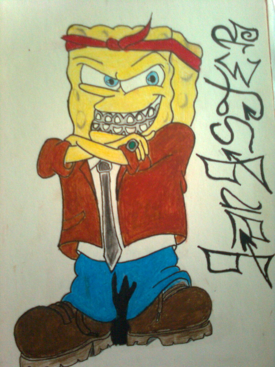 DeviantArt: More Like Gangsta Spongebob by MarcusWarrior