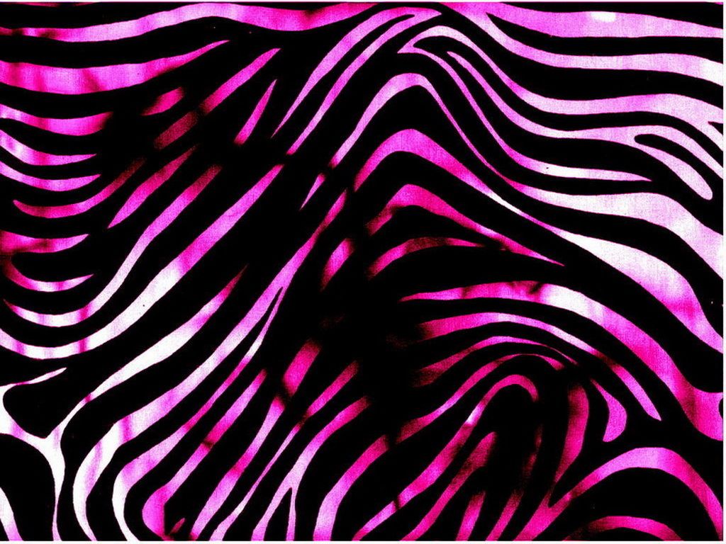 1700x1000px Black and Pink Zebra Print Wallpaper