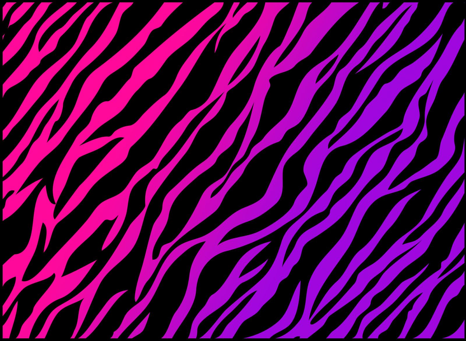 IMAGE purple and pink zebra print wallpaper