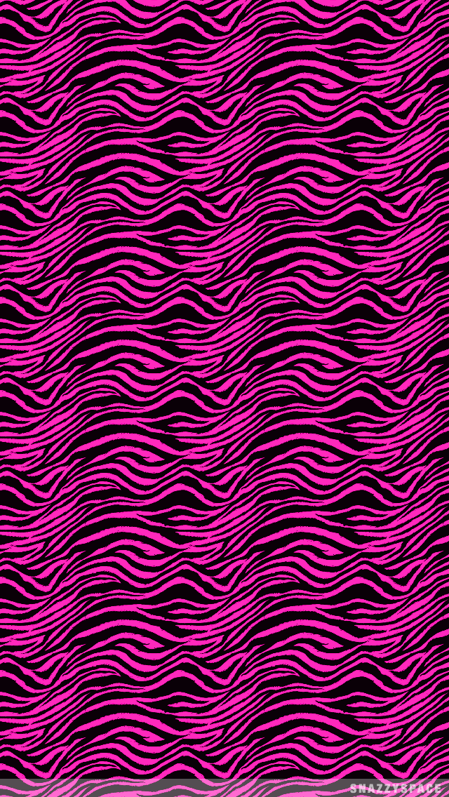 Pink Zebra Fur iPhone Wallpaper