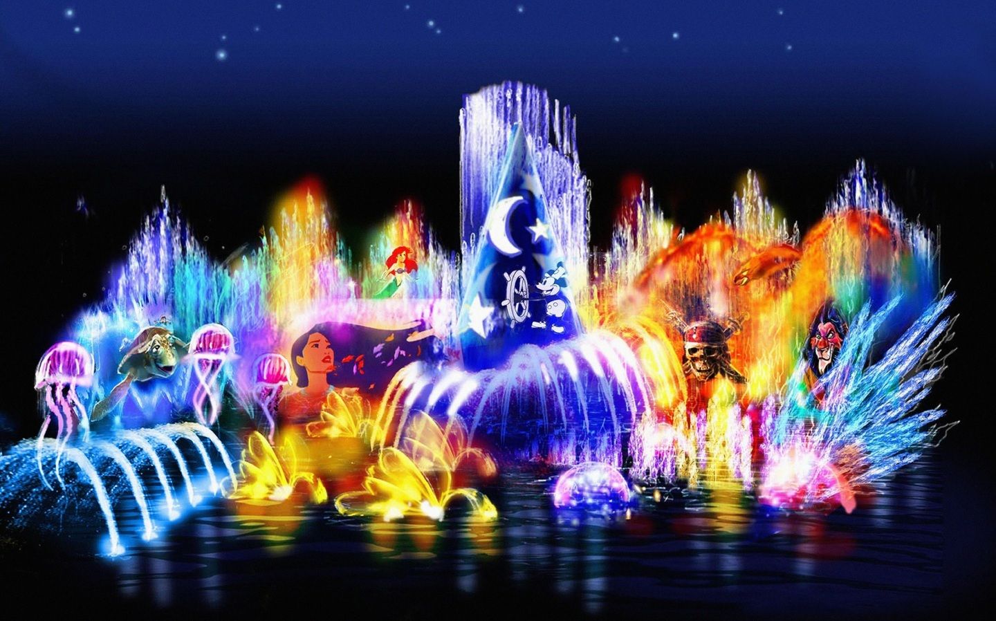 Walt Disney Wallpapers World Of Color Walt Disney Characters