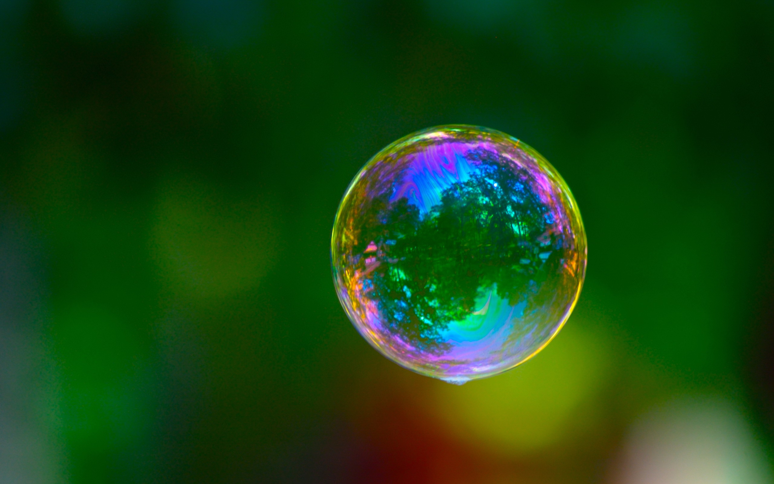 Glossy Soap Bubble , 2560x1600 All For Desktop