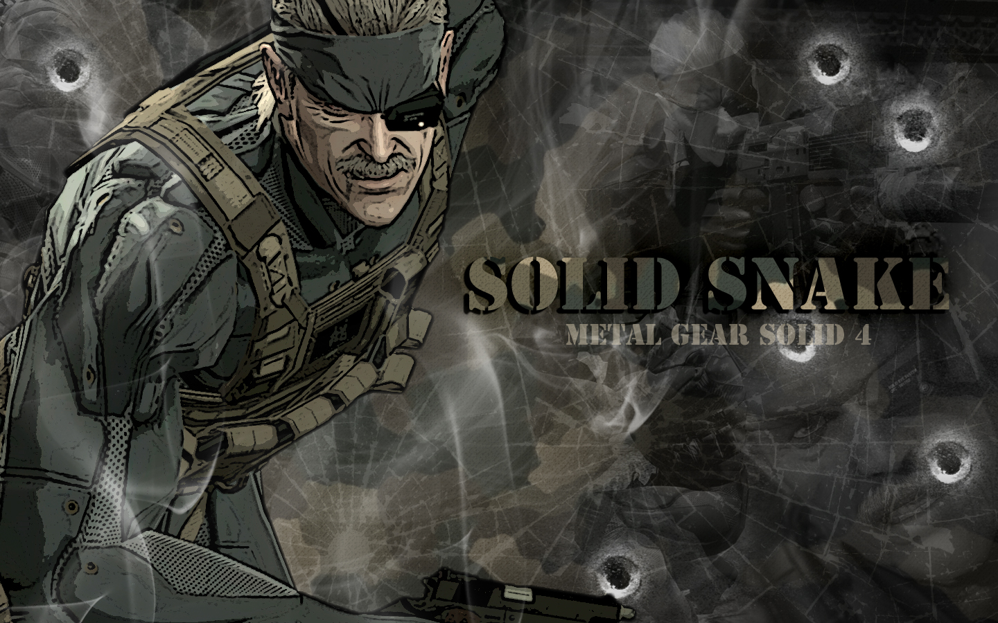 Solid Snake MGS4 Wallpaper by Hallucination-Walker on DeviantArt