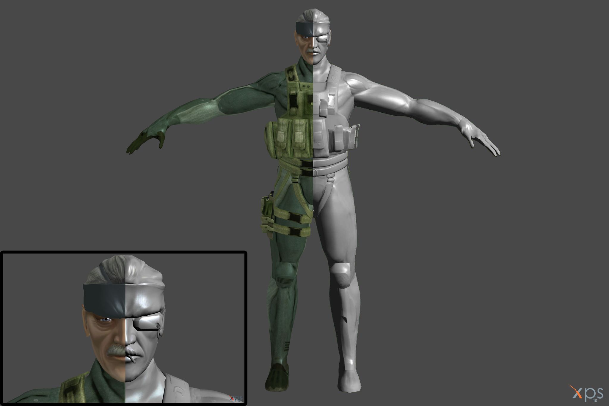 Metal Gear Solid 4' Old Snake by lezisell on DeviantArt