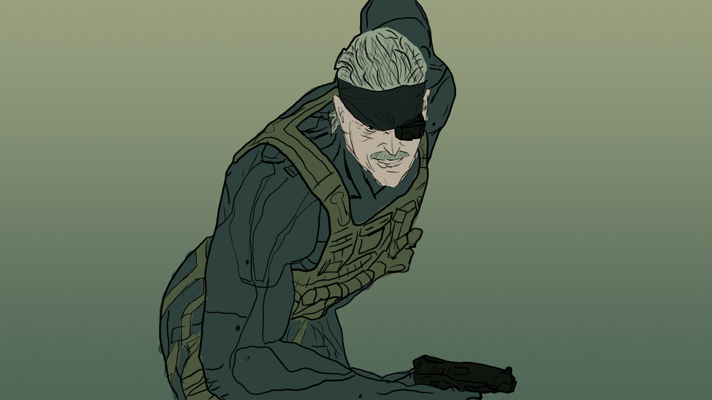 MGS4 Old Snake by shilpinator on DeviantArt
