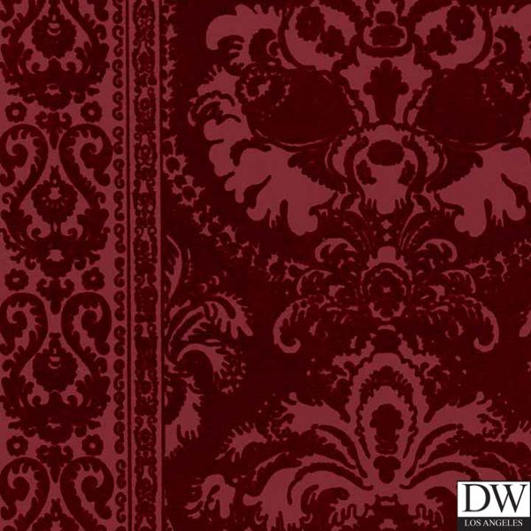 Classic Velvet Damask Wallpapers Designer Wallcoverings - Your