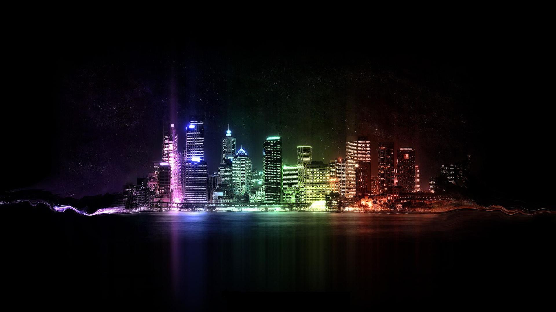 Download City Of Lights Desktop Background Wallpaper | Full HD ...