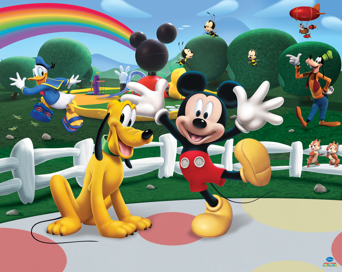 Disney Mickey Mouse Club House by Walltastic Wallpaper Direct