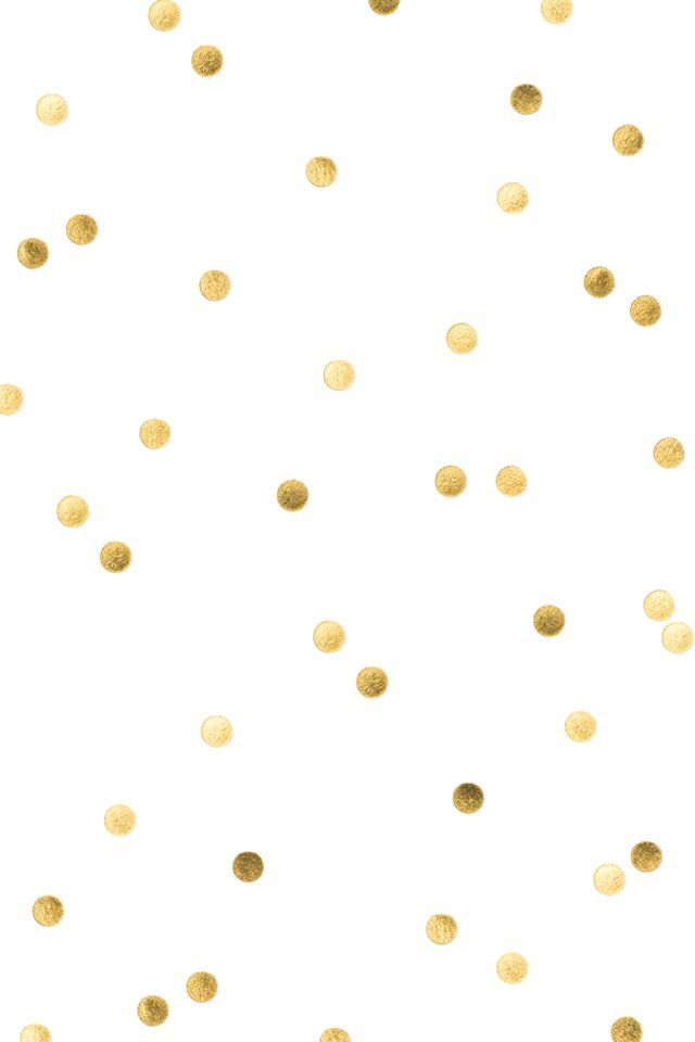 White gold confetti spots dots iphone wallpaper background phone