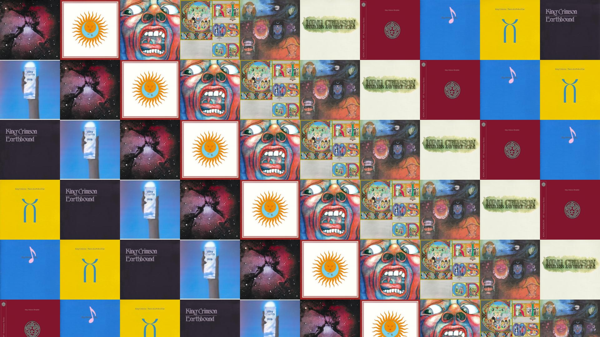 King Crimson Islands Larks Tongues In Aspic In Wallpaper Tiled