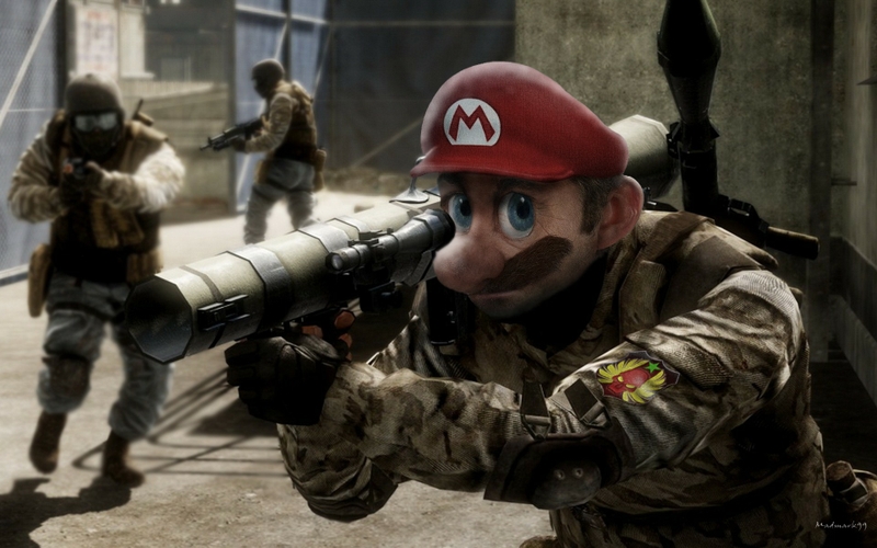 Mario,Super Mario mario super mario battlefield bad company 2 ...