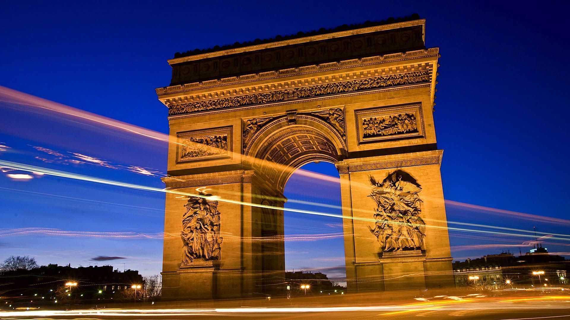 Arc De Triomphe Paris Wallpaper Travel HD Backgrounds