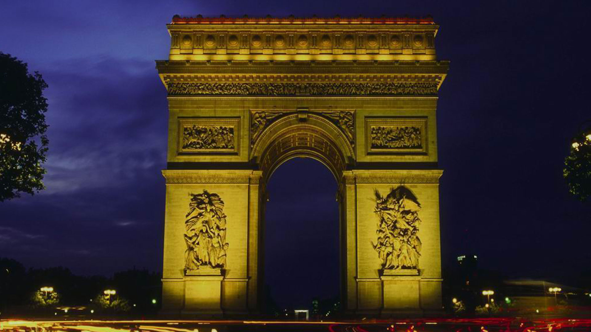 Arc De Triomphe Tourism Wallpaper | Travel HD Wallpapers