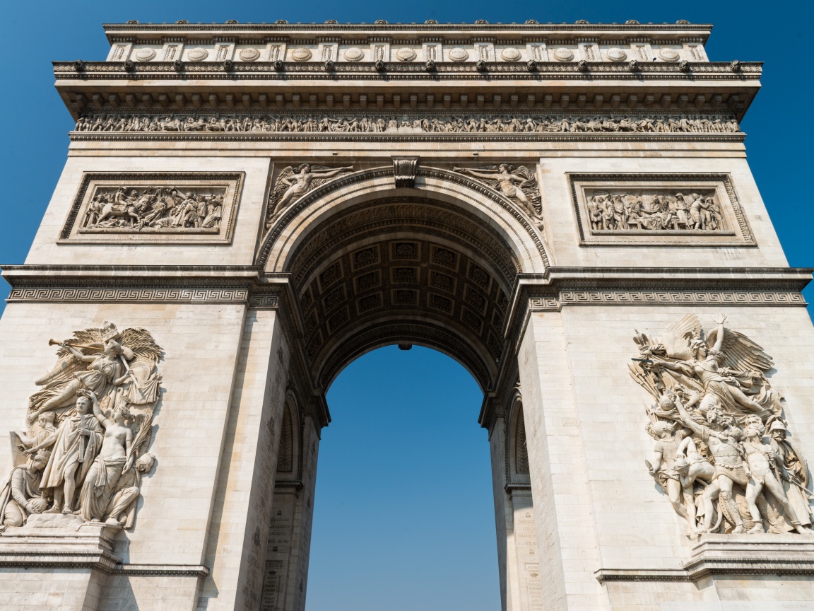 Arc De Triomphe Paris HD desktop wallpaper : Widescreen : High ...