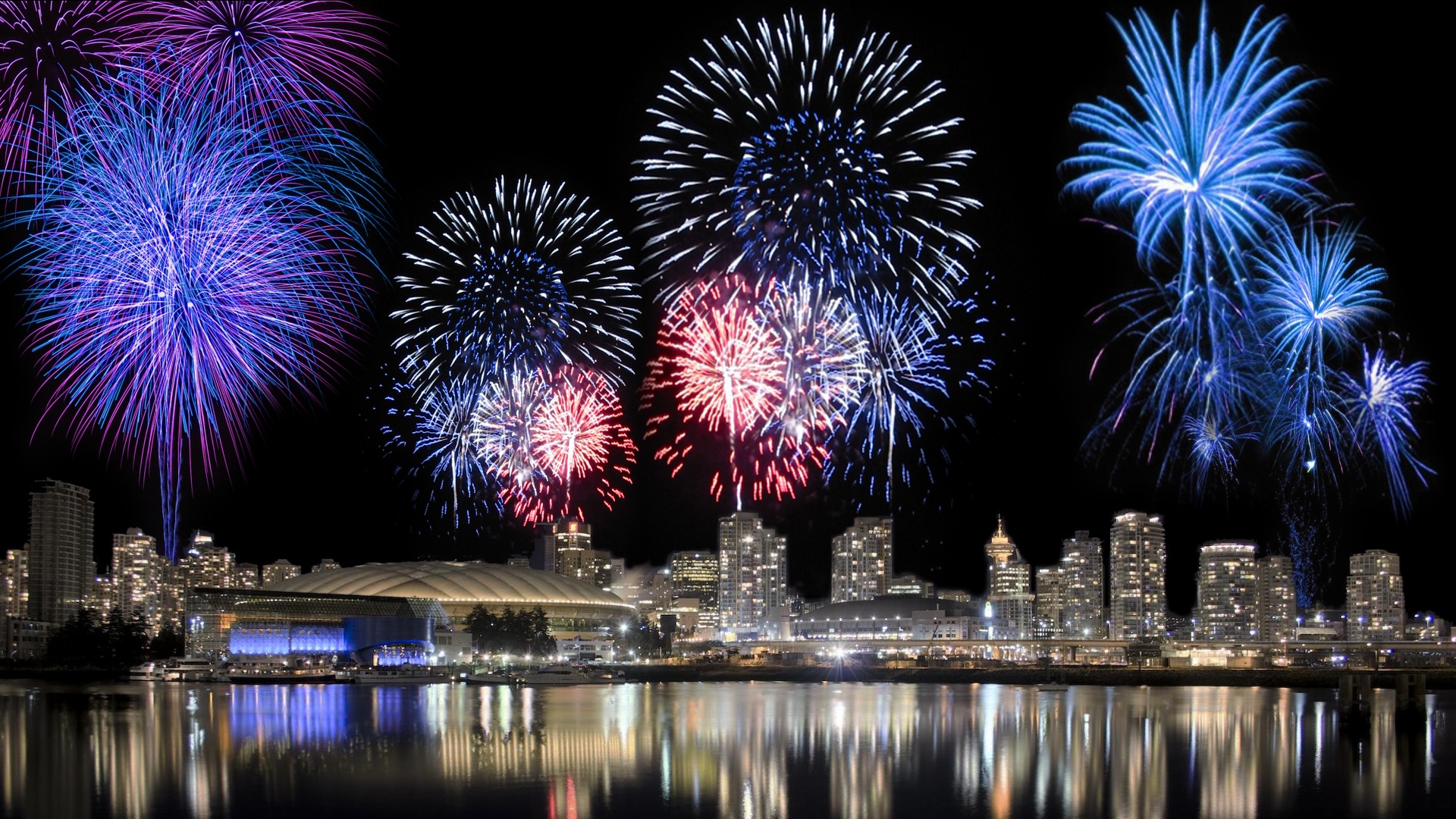 Fireworks Background Wallpapers WIN10 THEMES