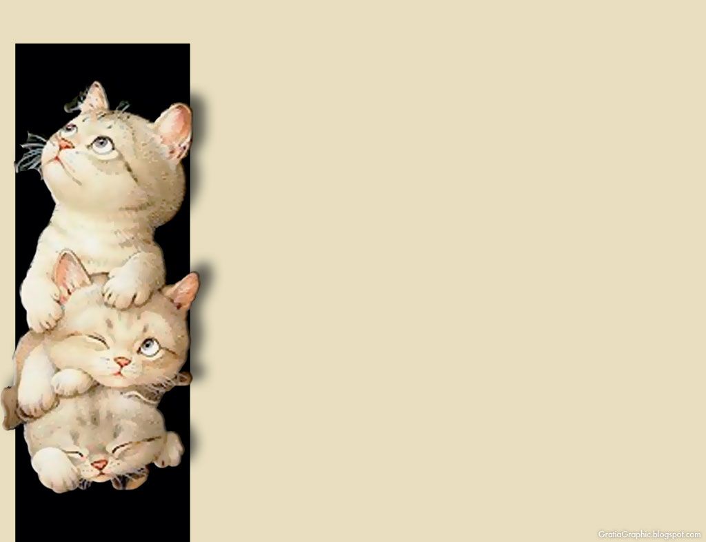 Gratia Graphic: Cute Cats Background