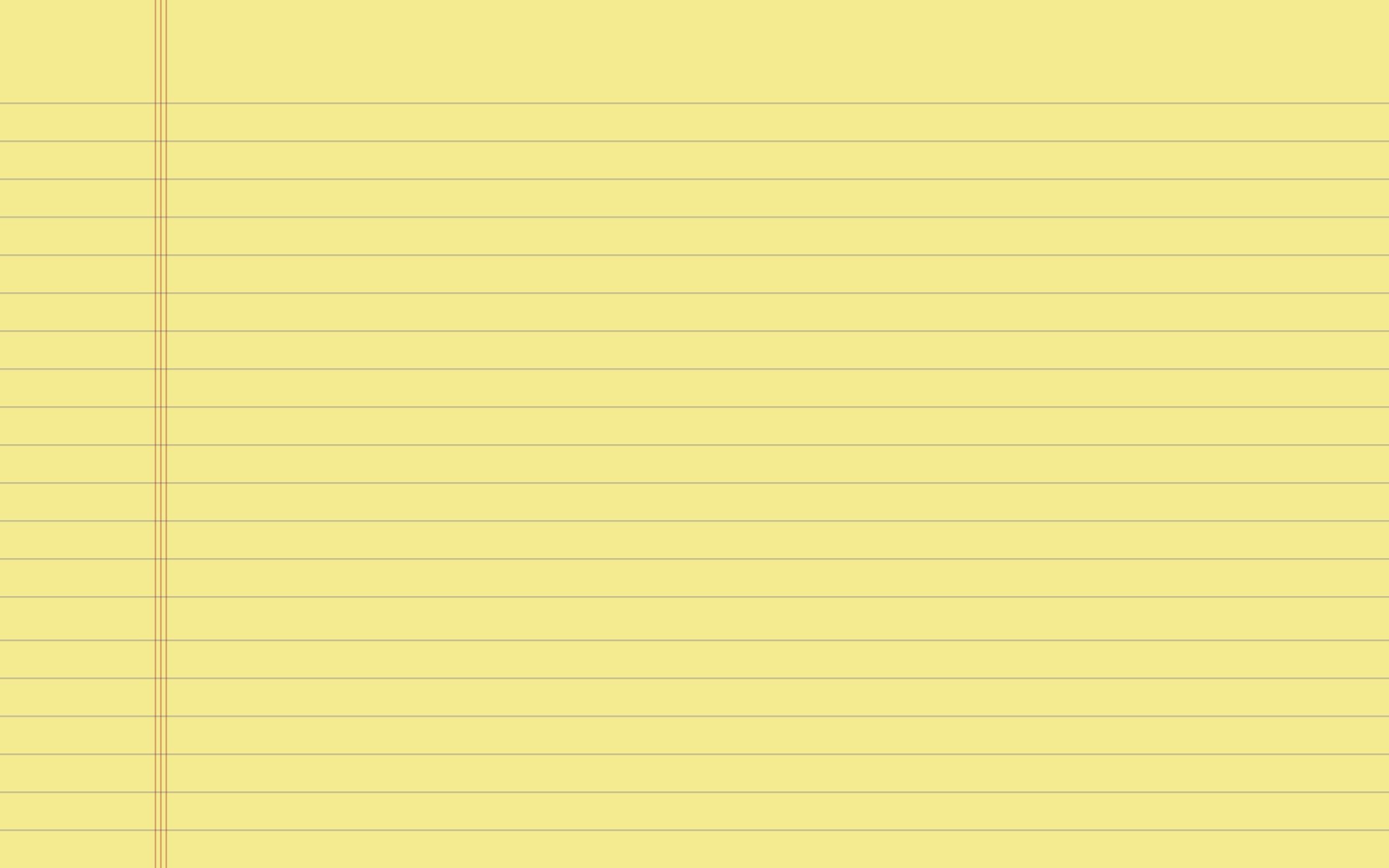 Yellow Notebook Paper Wallpaper 8044 2560x1600 UMad