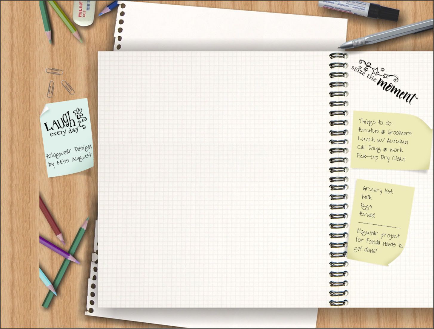 IMAGE | cute notebook paper background