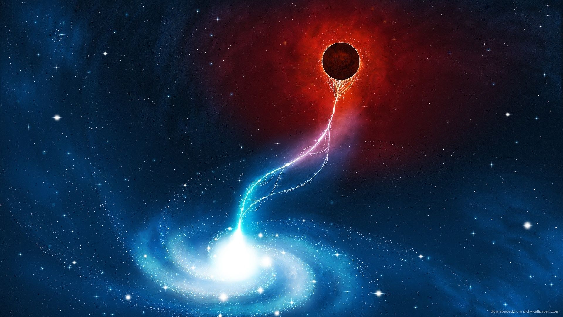 Download 1920x1080 Space Black Hole Wallpaper