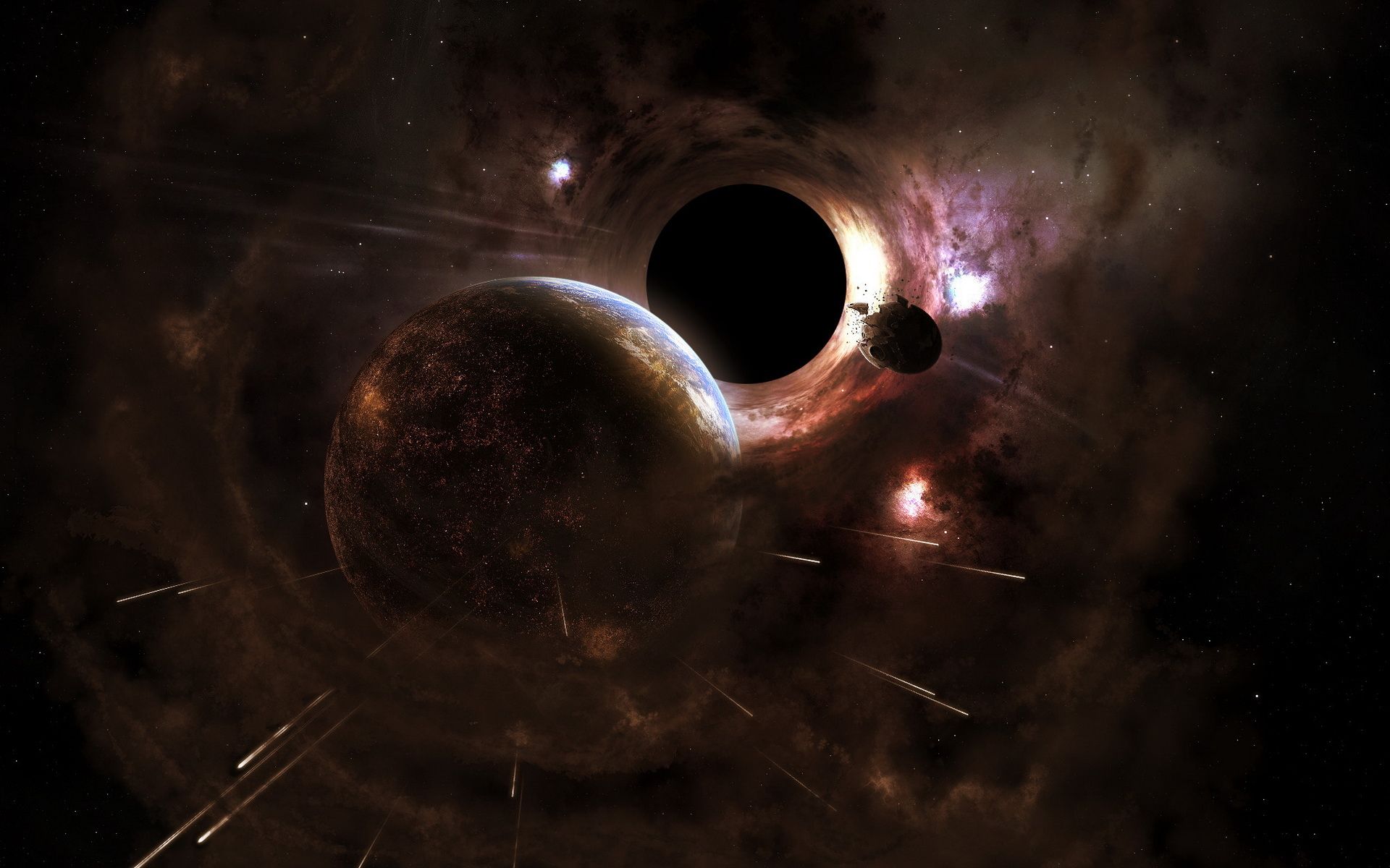 Black Hole Wallpaper 1920x1200 - Pics about space