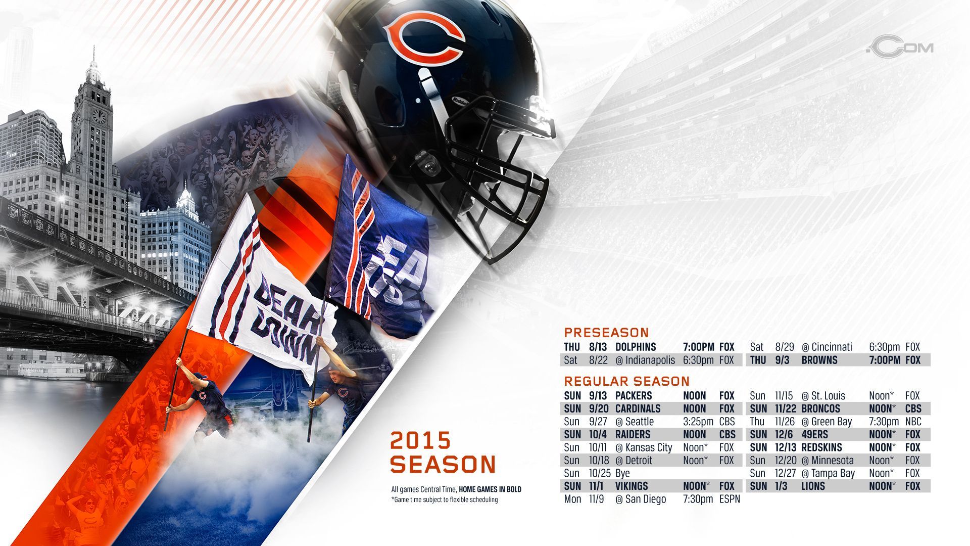 Chicago Bears | 2015 Wallpapers